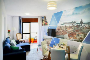 Funchal downtown 5min Marina + 2 bedroom + parking